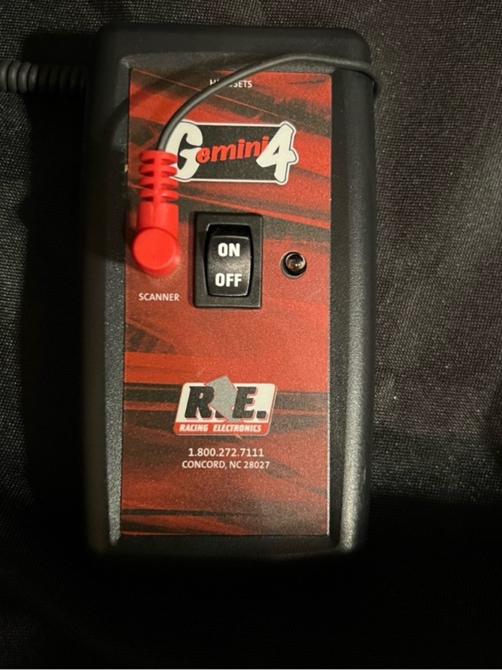 Racing Electronics RE2000 Alpha Scanner and Headset Kit - Picture 2 of 13